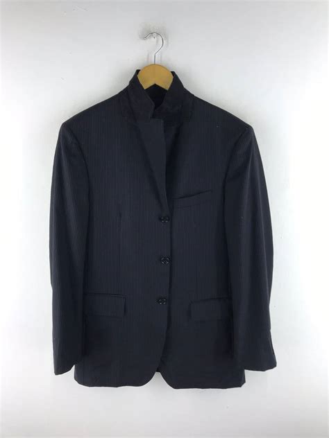 burberry black label plaid suit